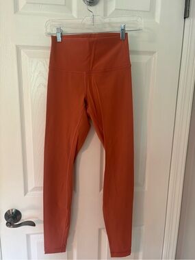 lululemon athletica Rust High-Rise WunderTrain Leggings